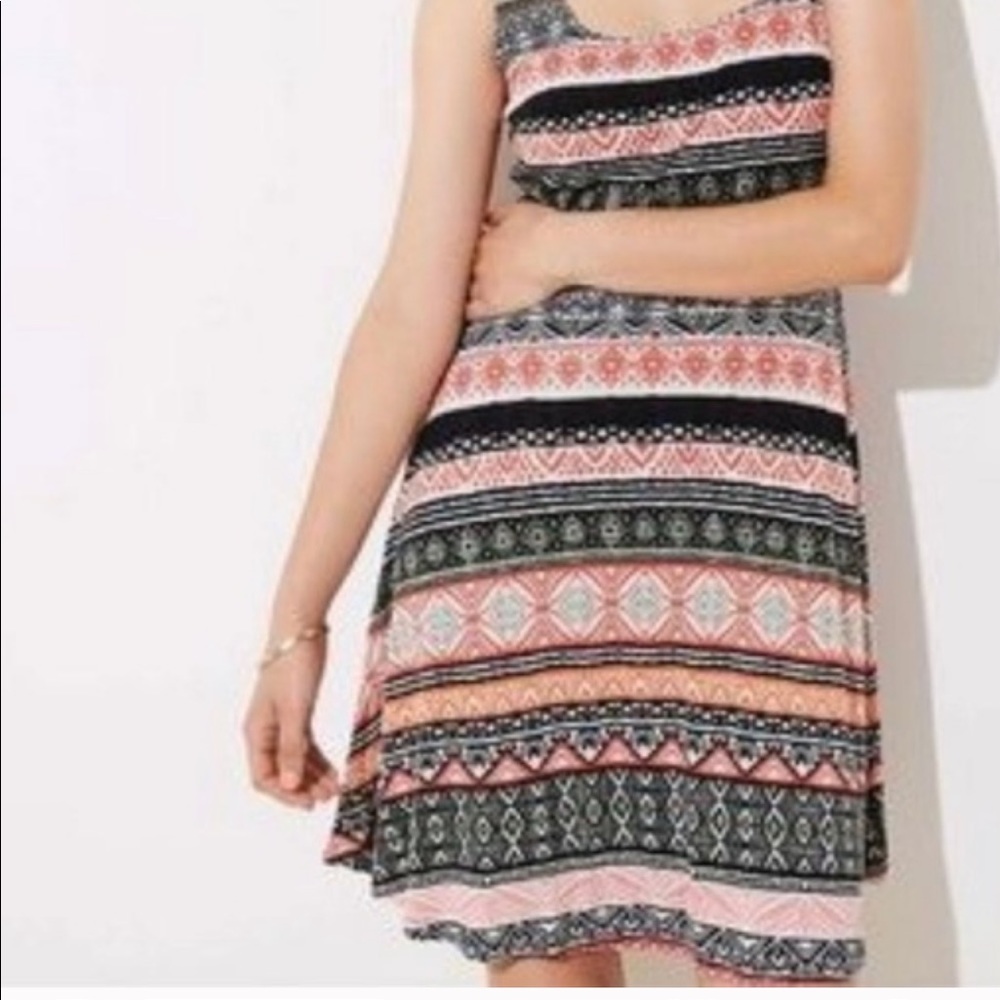 NWT- Loft Printed Flare Dress- Size 6